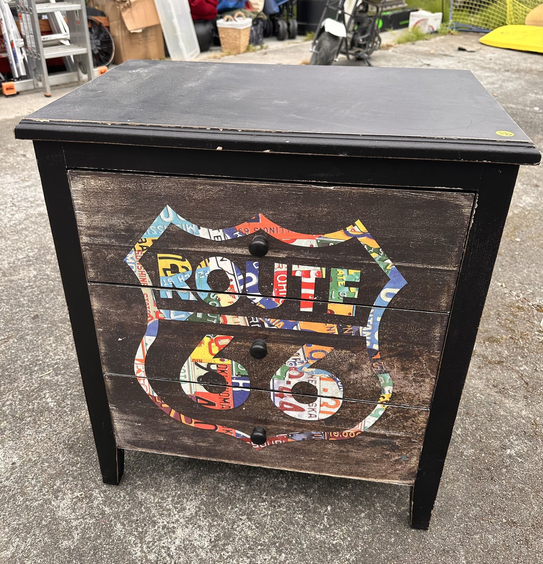 Route 66 nightstand/end table
