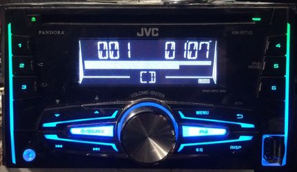 Jvc double din cd