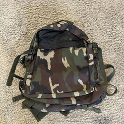 Camouflage Heavy Duty Backpack 