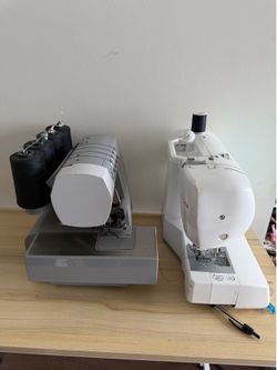 Singer overlock + singer stylist sewing machine