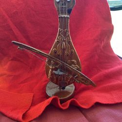 10 Inch Without Base Greek Crete Island Lyra Musical Box Imported From Greece (3 available)