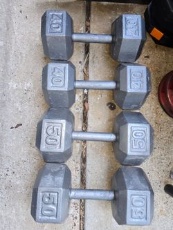 Dumbbells 40s 50s