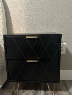Night stands and glass table