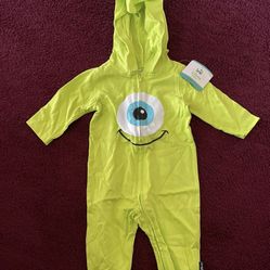 Disney Mike Wazowski Baby Bodysuit Size 3-6 Months NWT serious inquiries only please  Pick up location in the city of Pico Rivera 