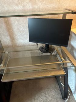 Glass Computer Desk