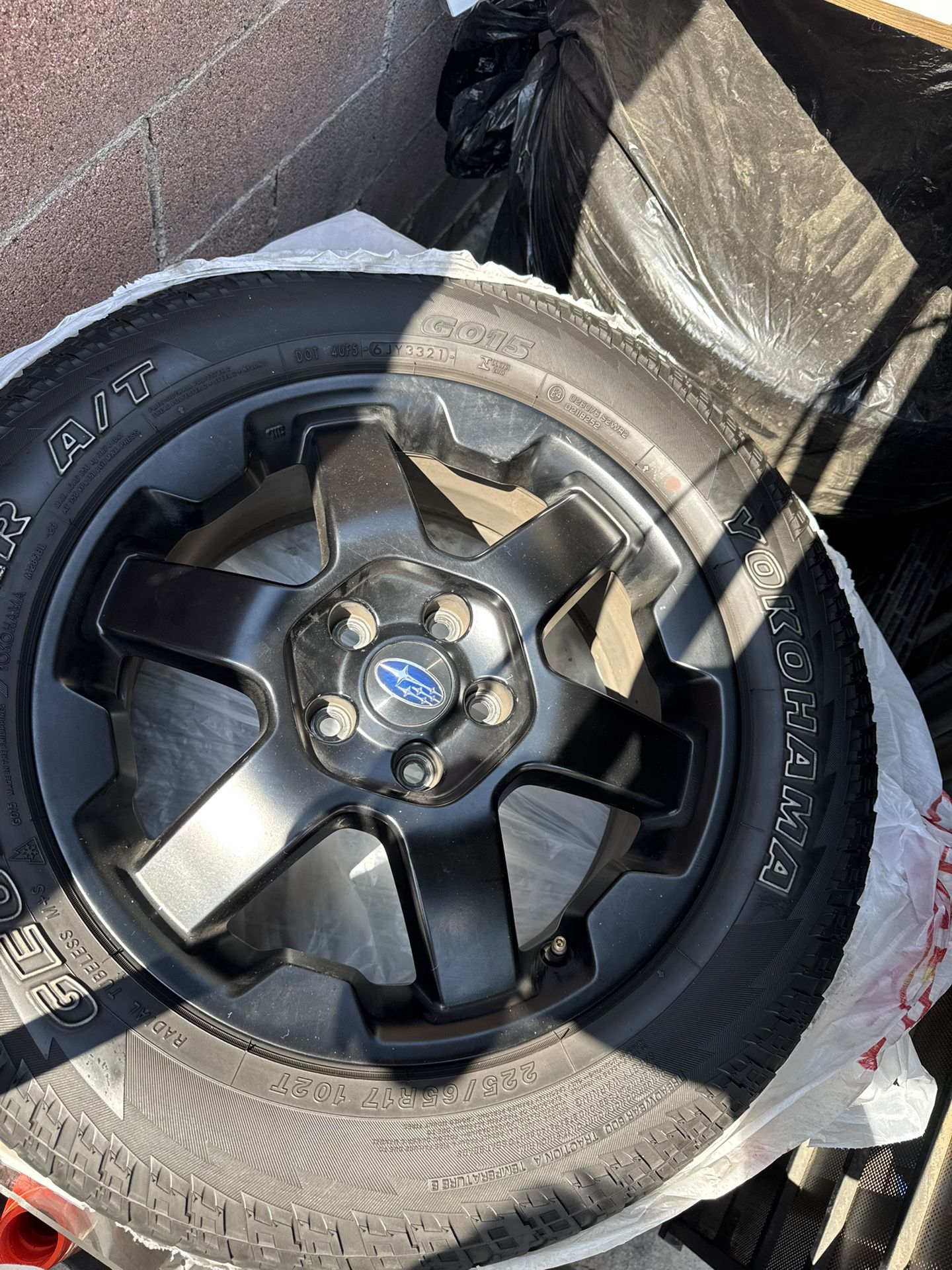 Subaru Wilderness Matte Black Wheel