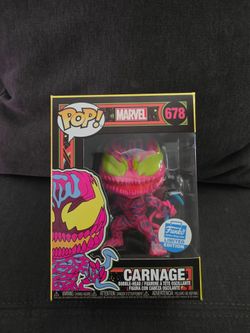 Funko Pop Marvel Carnage 678 Limited Edition