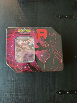 Pokemon Destined Rivals Mewtwo Tin