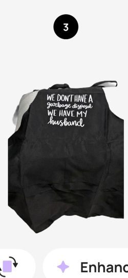 Funny Novelty Kitchen Apron Black