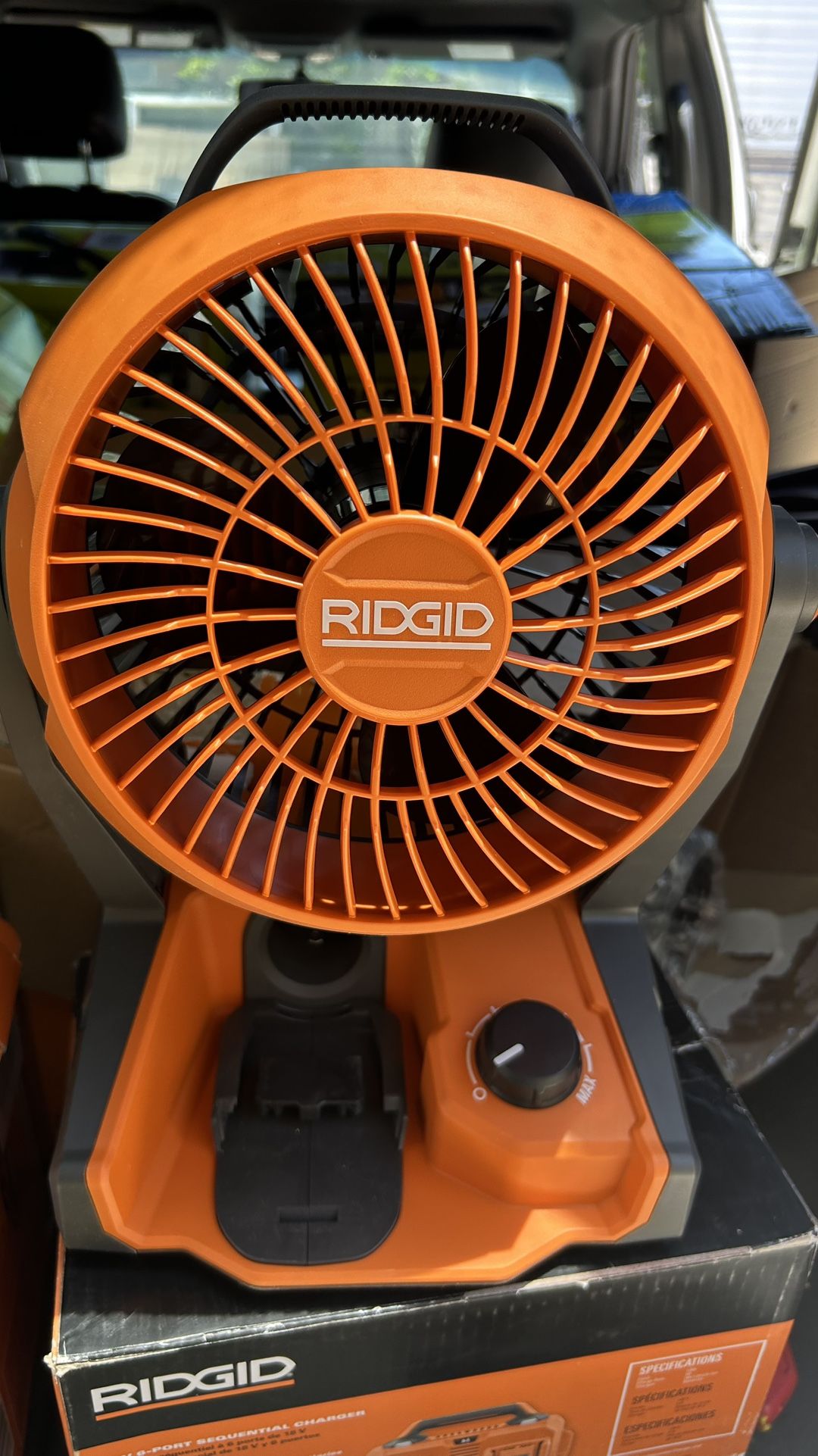 Ridgid fan 18 v