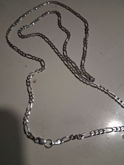 Silver Figaro Chain Necklace