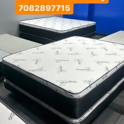 Huge sale for Mattress And Box Twin size mattress and box 150.$ full 190$ Queen 200$ king 290$. free delivery free set up 708….280….7715… cash or Zell