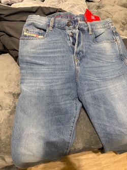 Diesel Men's Light Wash Jeans with Tags