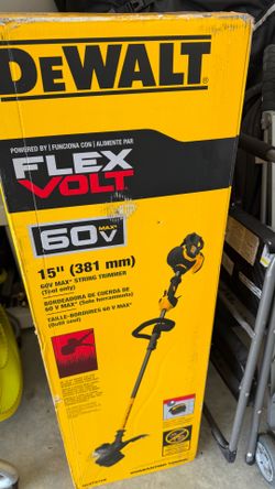 FLEXVOLT 60V MAX 15 in. Brushless Cordless Battery Powered String Trimmer (Tool Only)