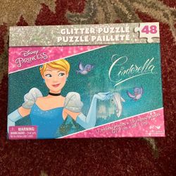 Disney Princess Glitter Puzzle 
