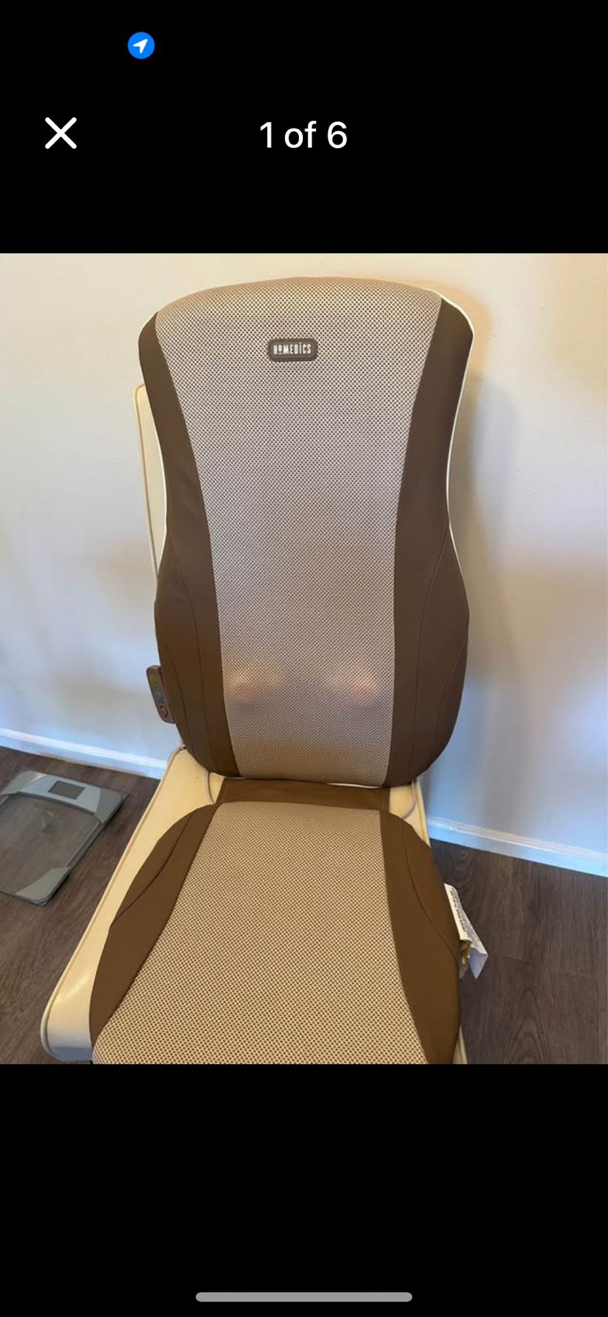Homedics back massager