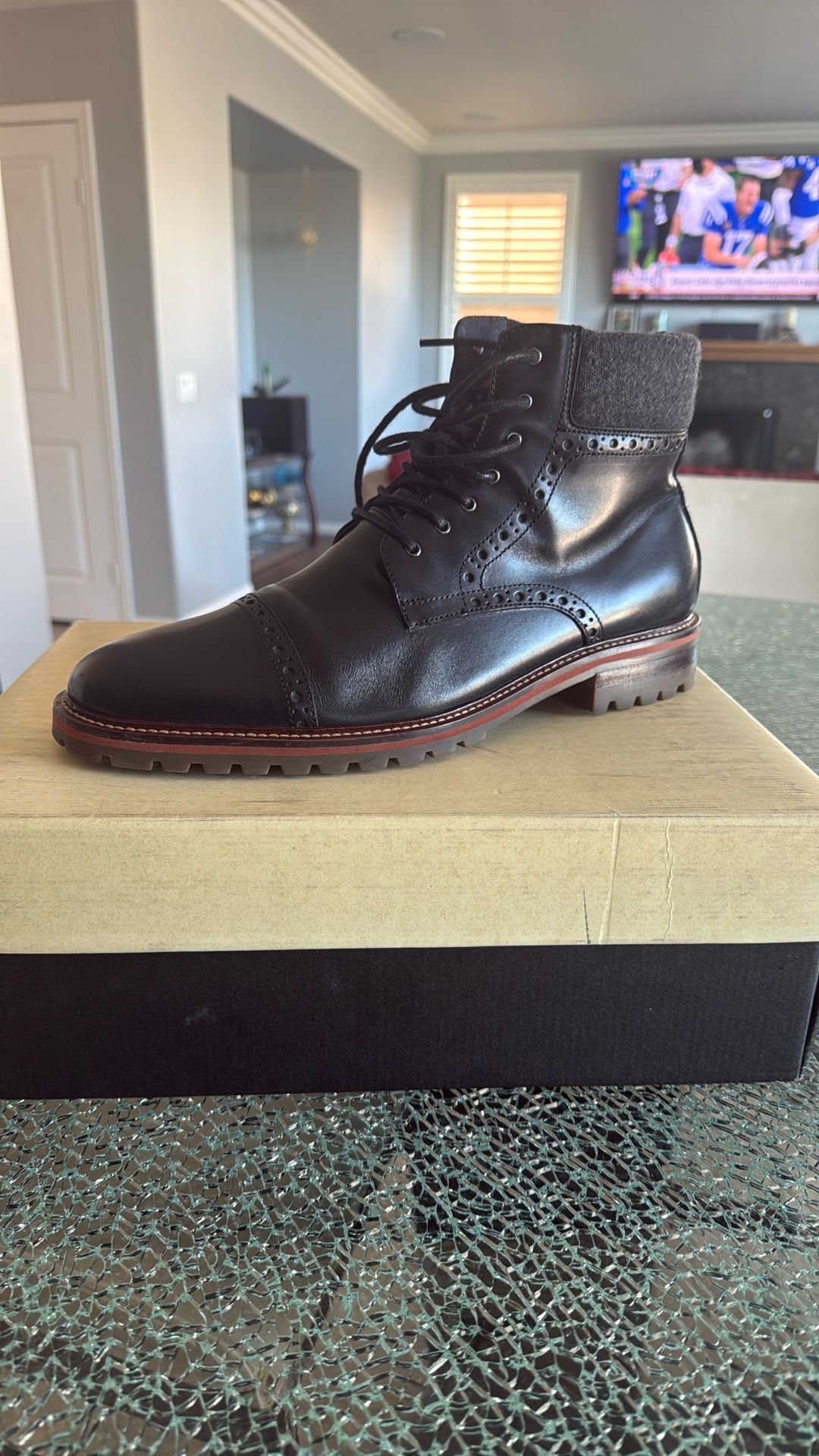 Johnston & Murphy Cap Toe Boots