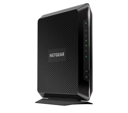 New Sealed Netgear Nighthawk AC1900 C7000v2 Wi-Fi Cable Modem Router Complete No Labeled Outer box. The image shows a new sealed Netgear Nighthawk AC1