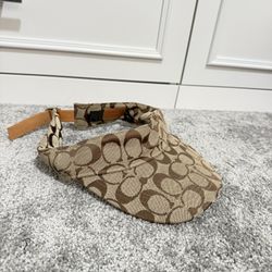 Coach Canvas Visor Size M/L