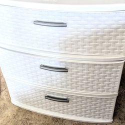 3 Drawer Storage Plastic 