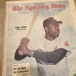Hank Aaron/Michael Jordan Magazines /book 