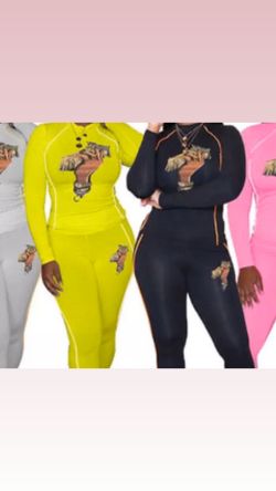 Pink money outfit 2pc size medium