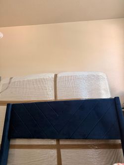 Queen mattress and bedframe