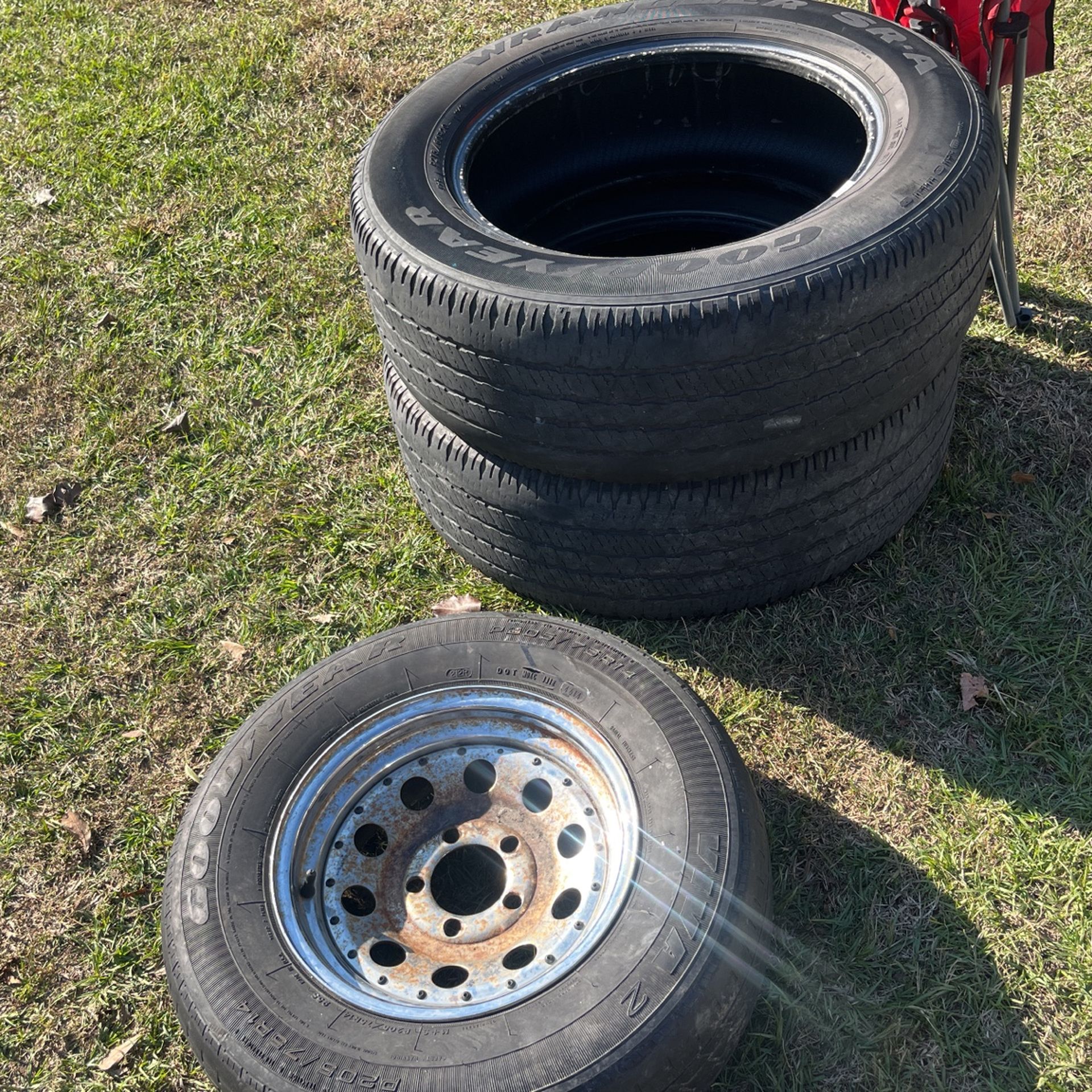 Truck Tires And Spare