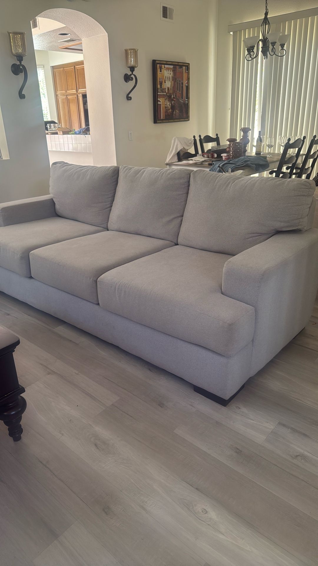 MAKE AN OFFER! Grey Couch, Great Condition