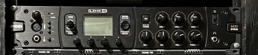 Line 6 Pod HD Pro + Line 6 FBV MKII footswitch