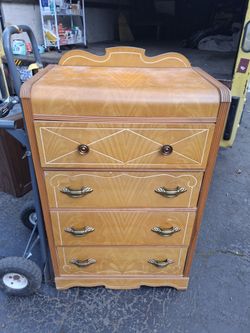 Dresser, vanity with mirror ,headboard and  foot board