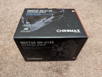 Noctua NH-U12S chromax Black, 120mm Single-Tower CPU Cooler