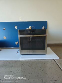 GE Stainless Steel Single Wall Oven