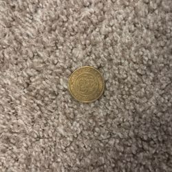 2008 Chuck E. Cheese arcade game token