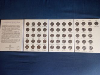 Coin collection-National Parks Quarters-Complete Set