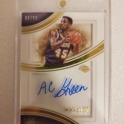 2015-16 Panini Immaculate Collection Shadowbox Signatures #SS-AGR AC Green /99