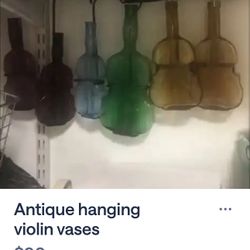 Hanging Violin Vases