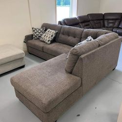 MAHONEY CHOCOLATE 2-PIECE RAF SECTIONAL