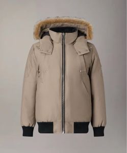 Moose Knuckles Kids Original Down Bomber Jacket XL – Ashen Bronze