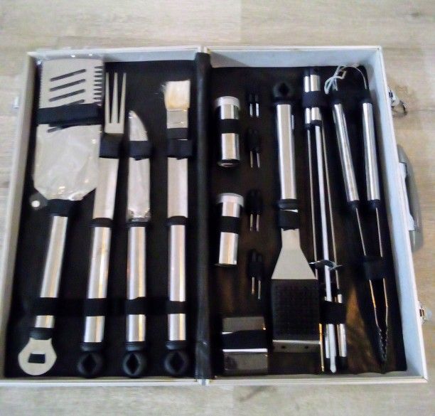 Bbq Stainless Steel Grilling Utensils