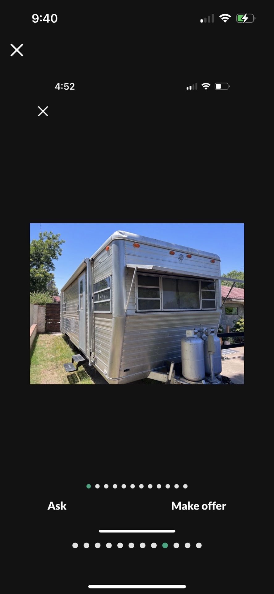 Vintage 78’ Spartan Camper Trailer 33ft