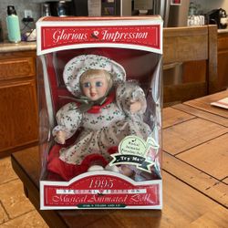 Porcelain Musical Doll