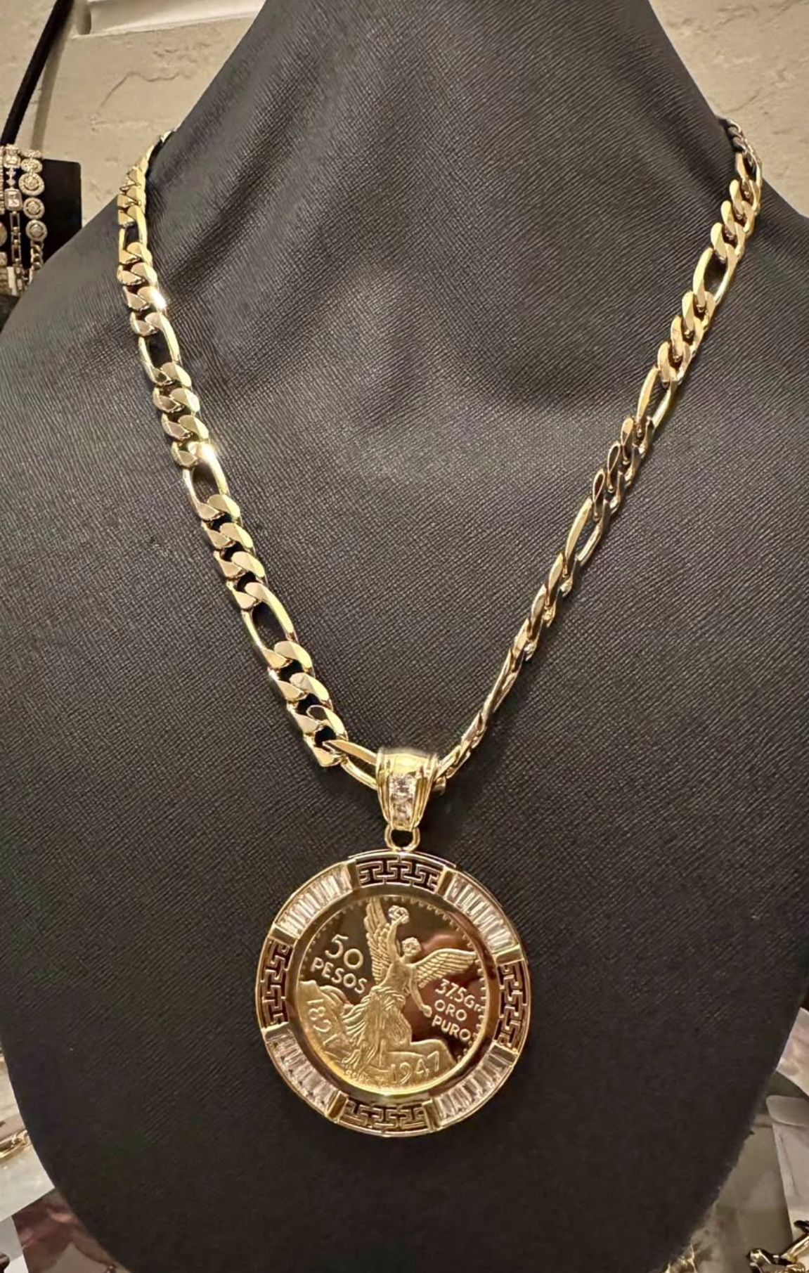 Necklace Gold Plated. $130 Bracelets And Pendant