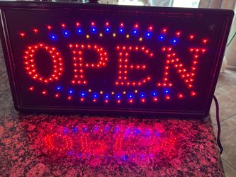 Open sign