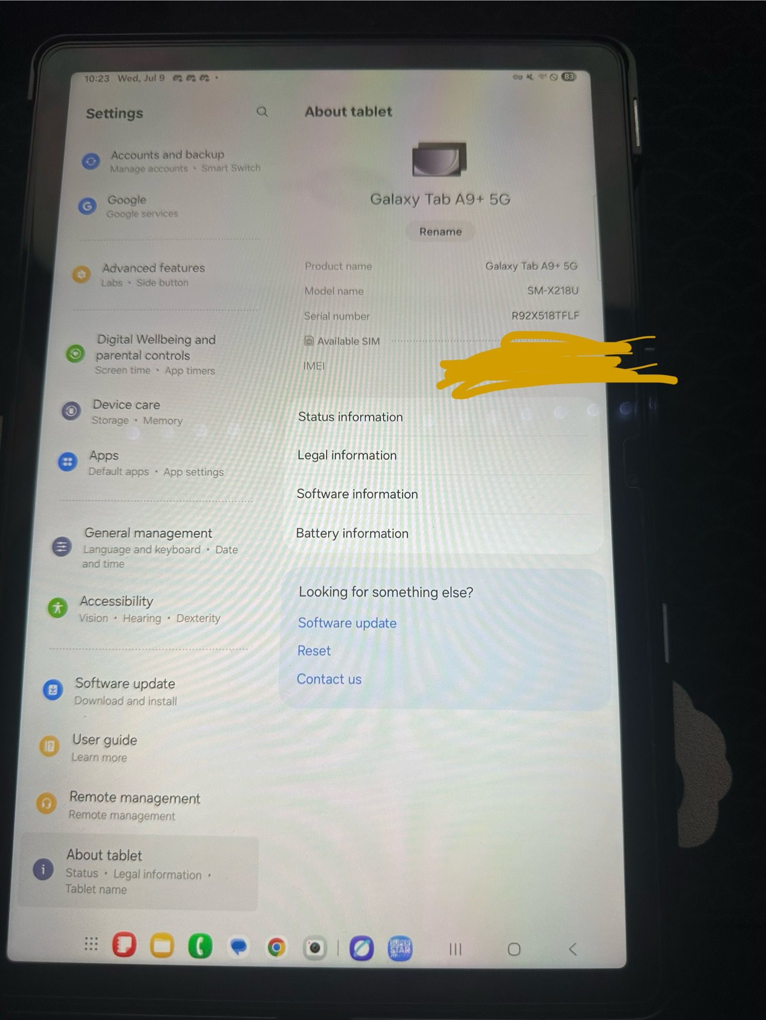 Galaxy Tab A9+ 64gb
