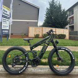 Freesky Alaska Pro M-520 Full-Suspension Fat Tire E-Bike – Dual Battery Electric Bicycle