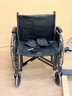 Standard Folding Wheelchair with Footrests