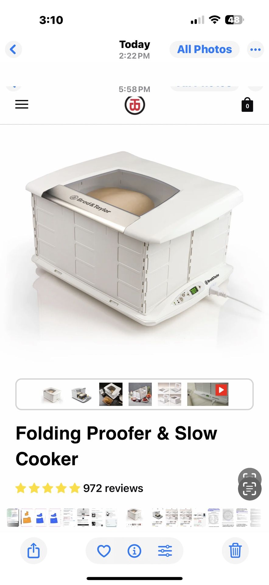 PROOFER N BAKER W/Carry Case