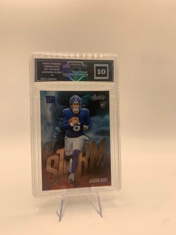 Jaxson Dart Graded Mint 10 ECC Rookie By storm Card
