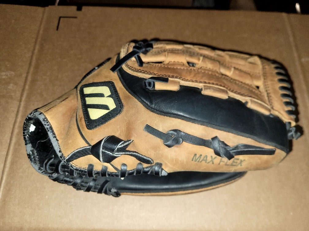 BASEBALL GLOVE 12.5" RHT LEATHER